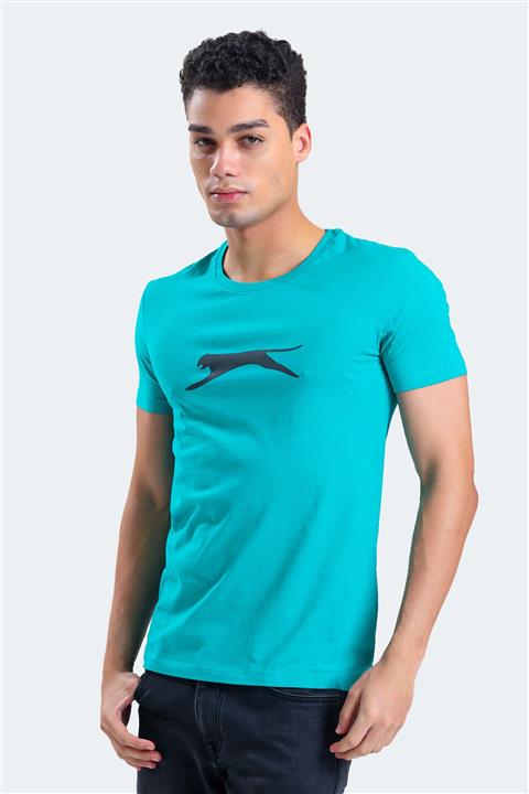 تی شرت  آستین استاندارد طرح دار مردانه Slazenger ST13TE176